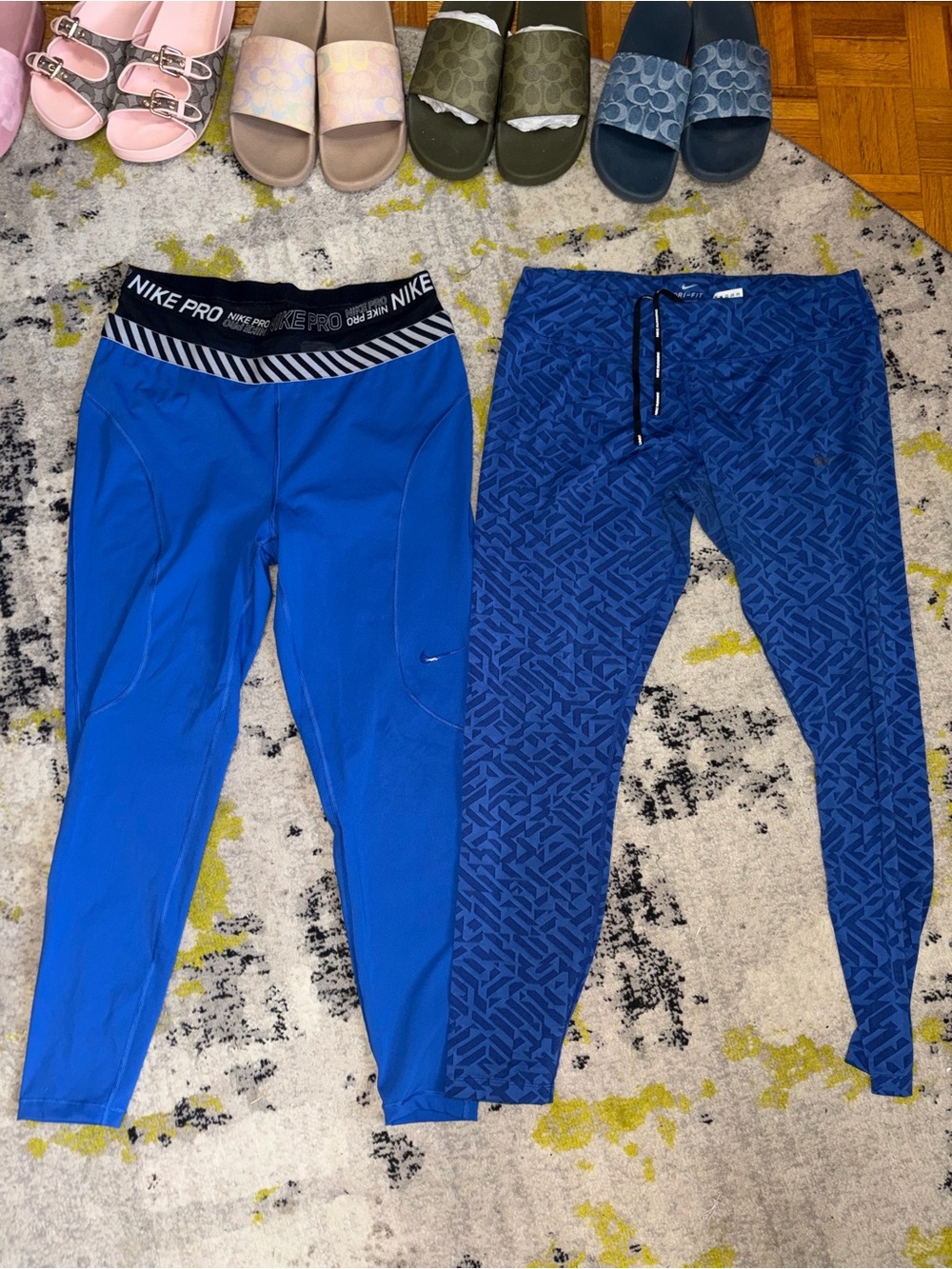 Nike Women’s Royal Blue Athletic Leggings BUNDLE